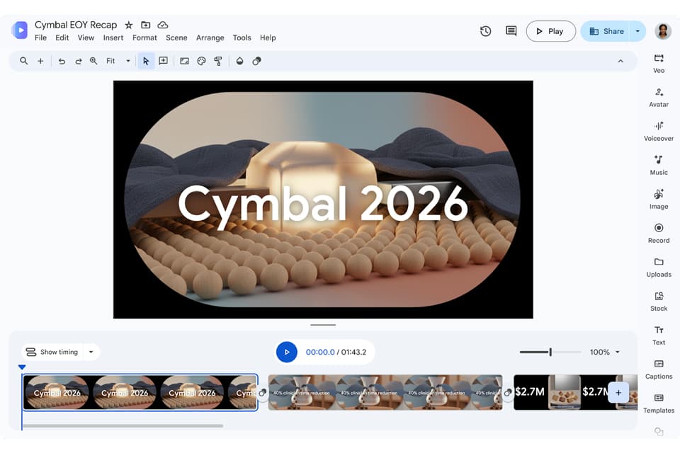 AI動画作成・編集ツール「Google Vids」の新機能を発表