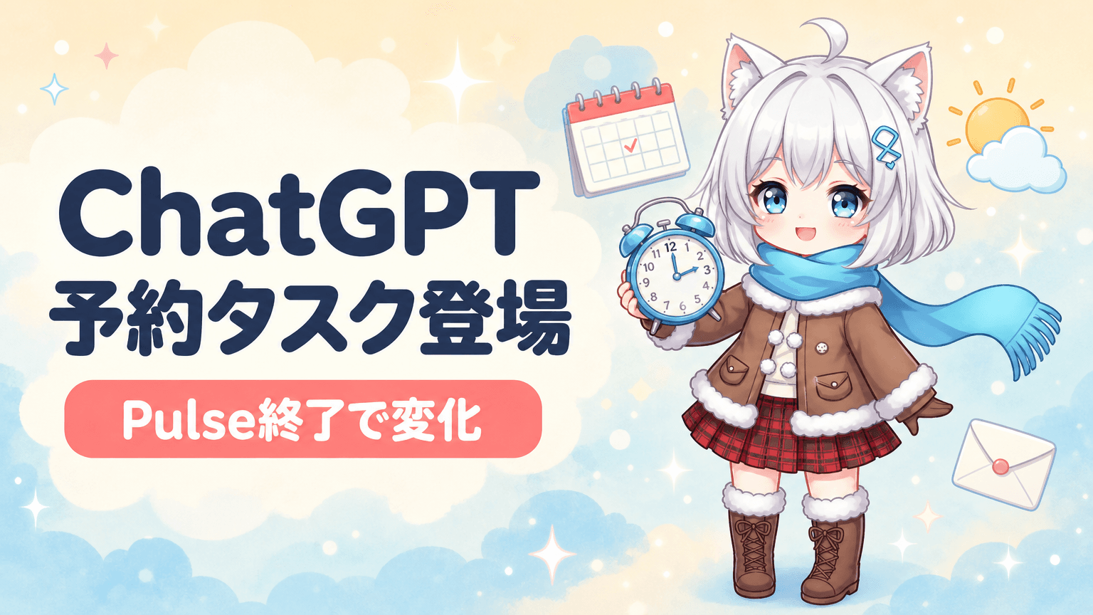 ChatGPT予約タスク登場｜Pulse終了で何が変わる？ - aifriends.jp
