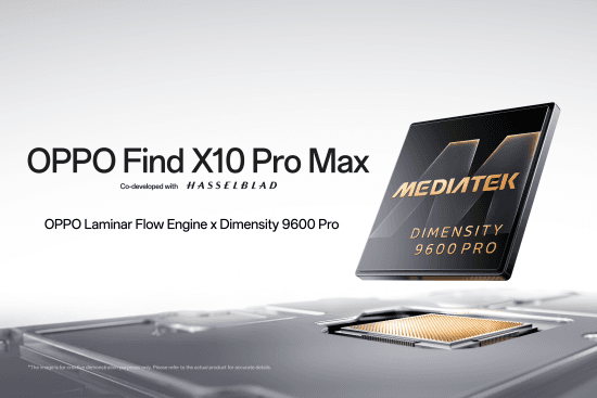 OPPO Find X10 Pro Max to Debut Globally with MediaTek’s 2nm Flagship Dimensity 9600 Pro