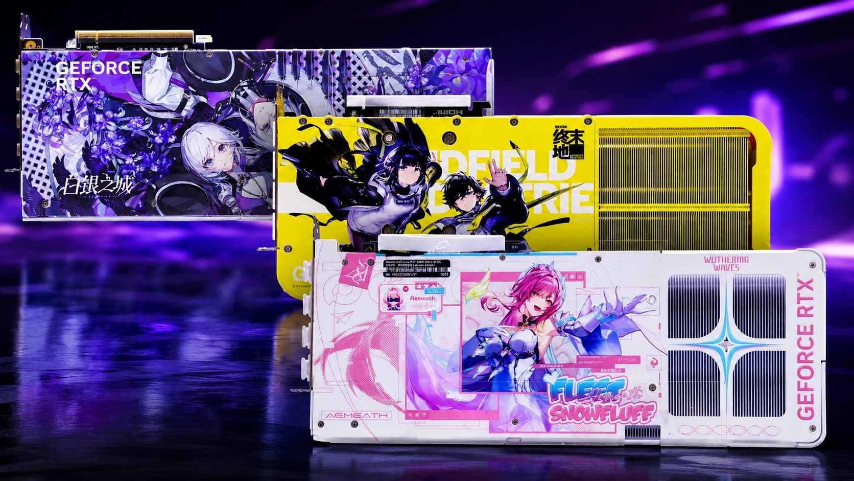 NVIDIA Showcases Several Game-Inspired RTX 5080 GPUs At Bilibili World 2026