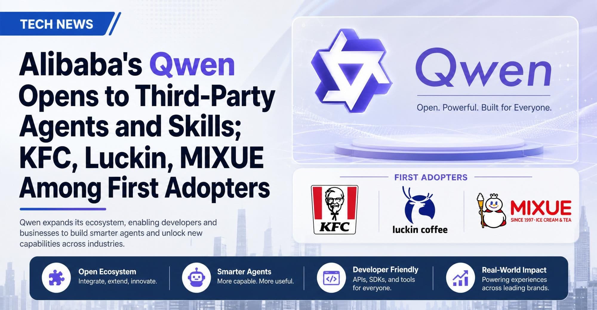 Alibaba's Qwen Opens to Third-Party Agents and Skills; KFC, Luckin, MIXUE Among First Adopters - pandaily.com