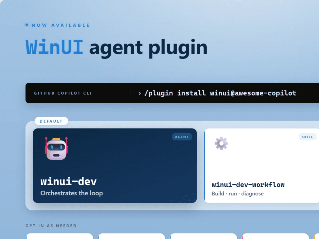 消費トークン7割減、「WinUI 3」アプリ専用のAI開発プラグイン ～Microsoftが公開／「GitHub Copilot」と「Claude Code」、「Codex」で利用可能