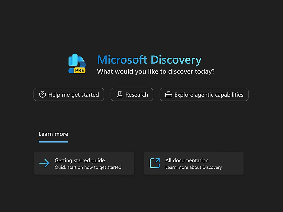 研究開発に特化したAI環境「Microsoft Discovery」が一般提供、ローカルアプリもプレビュー／仮説の構築、実験と検証の反復といった研究サイクル全体を支援 - 窓の杜