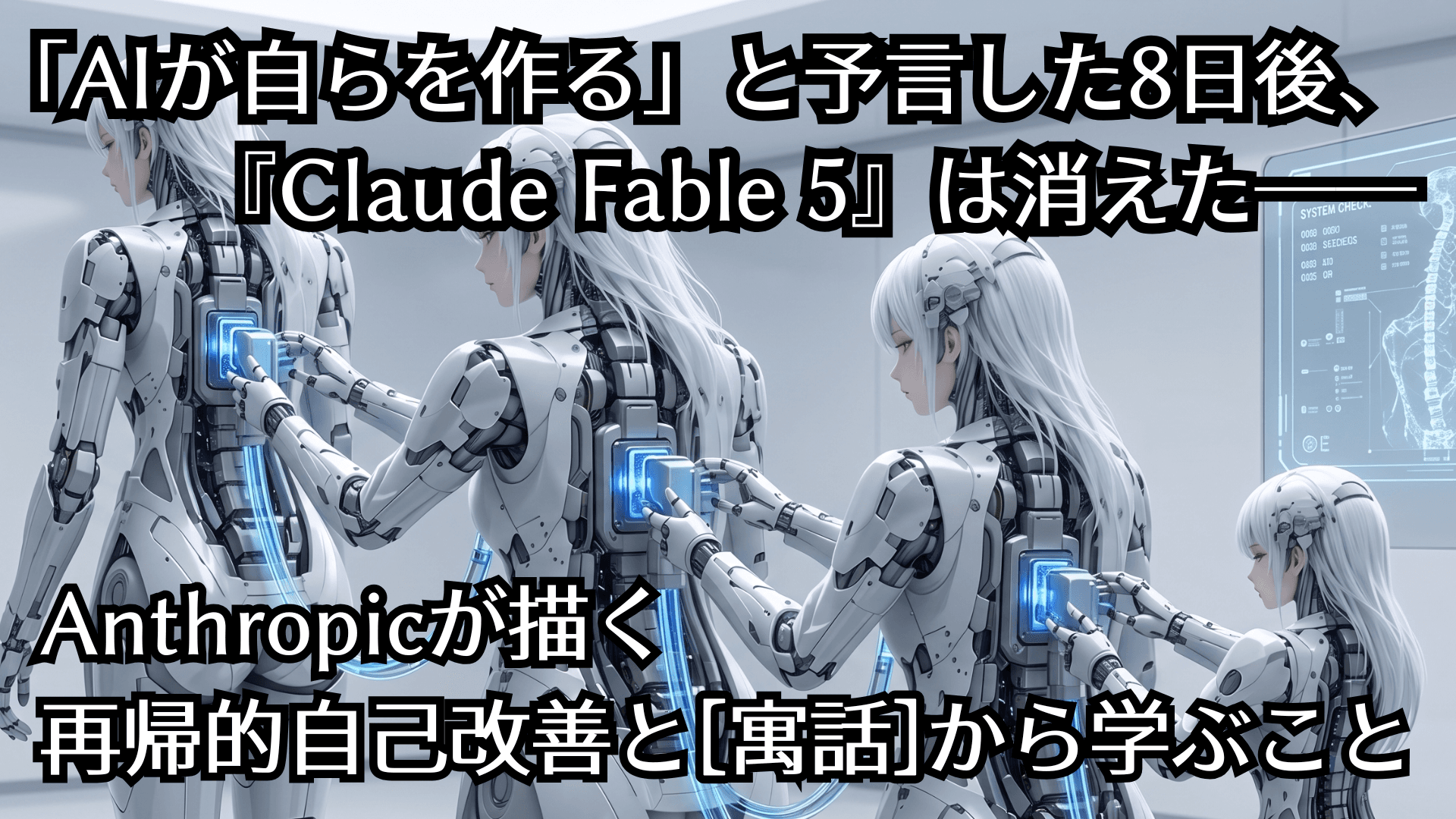 「AIが自らを作る」と予言した8日後、『Claude Fable 5』は消えた - 窓の杜
