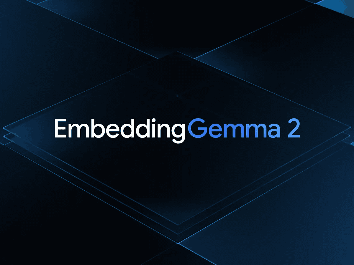 Google DeepMind、「EmbeddingGemma 2」を発表 ～テキストから動画まで扱えるオープン埋め込みモデル／7億4,000万パラメーターでスマートフォンでもオンデバイス動作