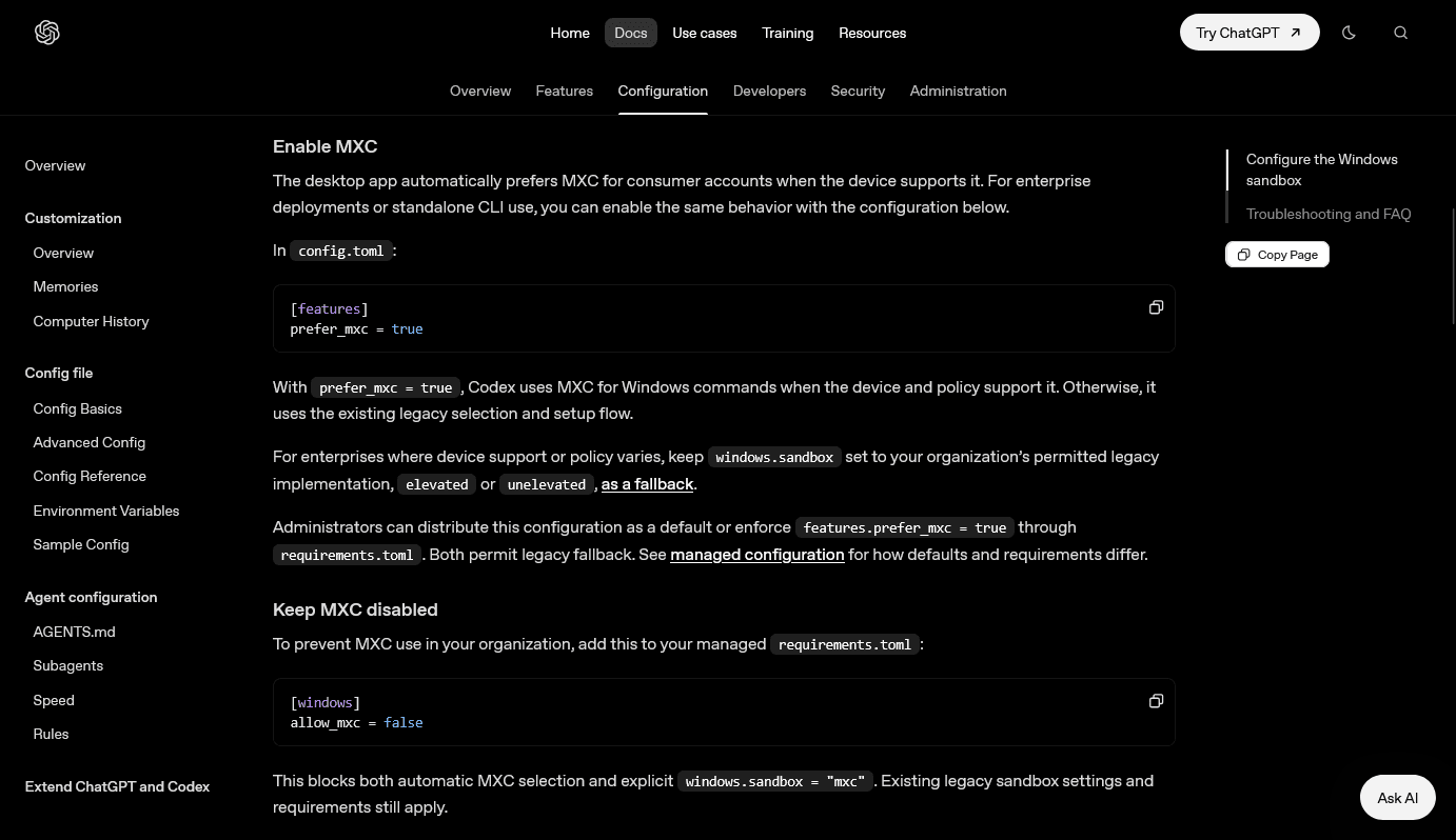 Windows版CodexがMXCに対応、セットアップを高速化 ——ChatGPTの全プランでオートレビューを無料化、Pro向けにメッセージ予測機能をベータ提供