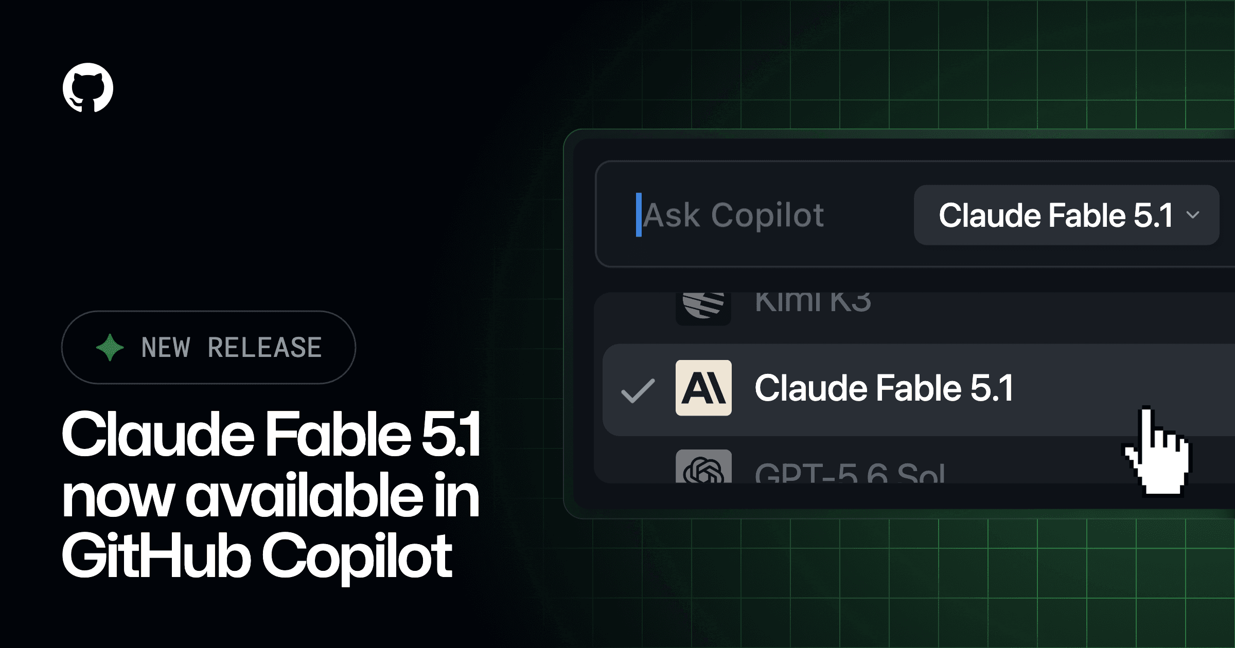 Claude Fable 5.1 is generally available in GitHub Copilot