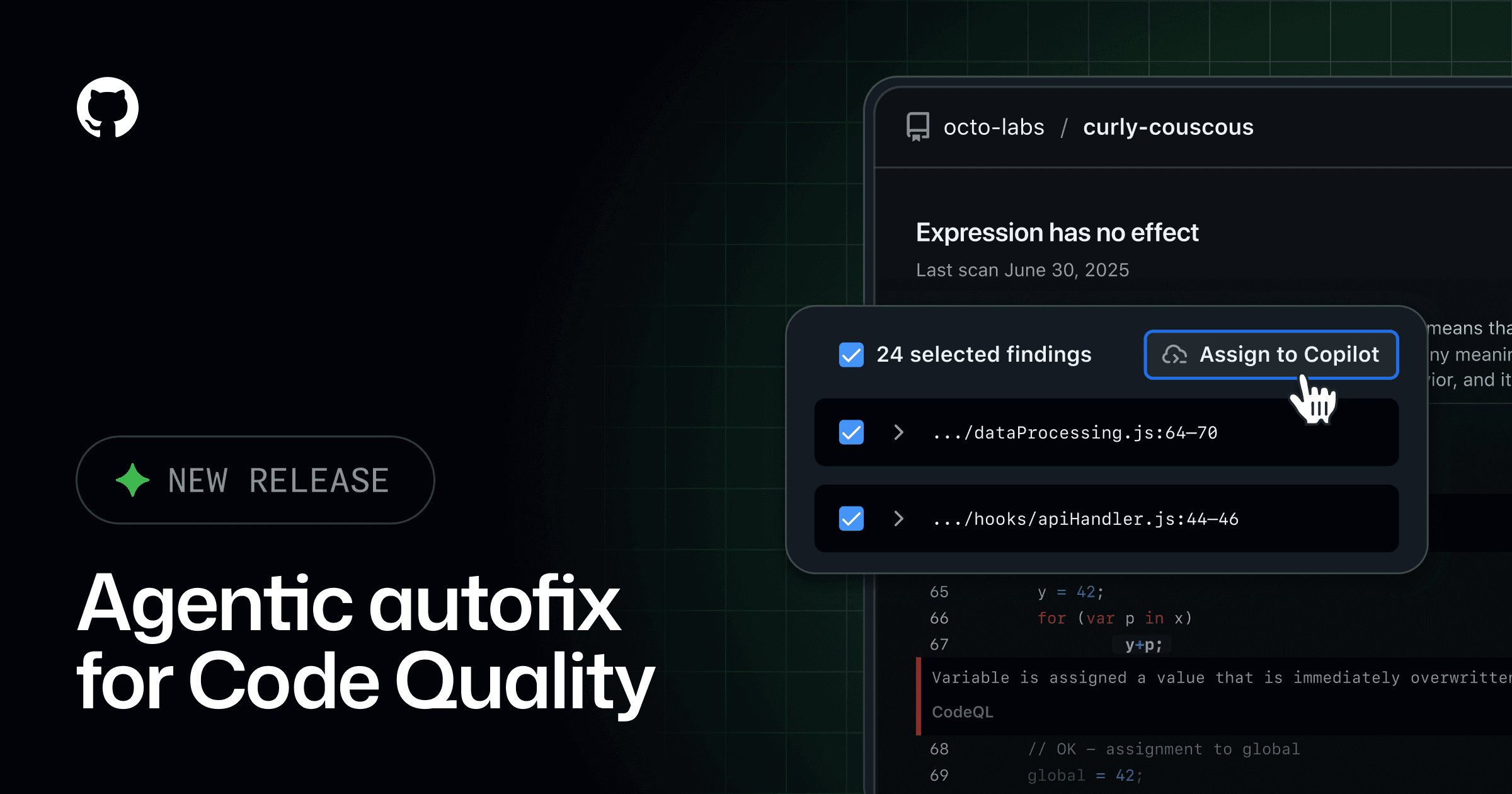 Remediate Code Quality findings with agentic autofix