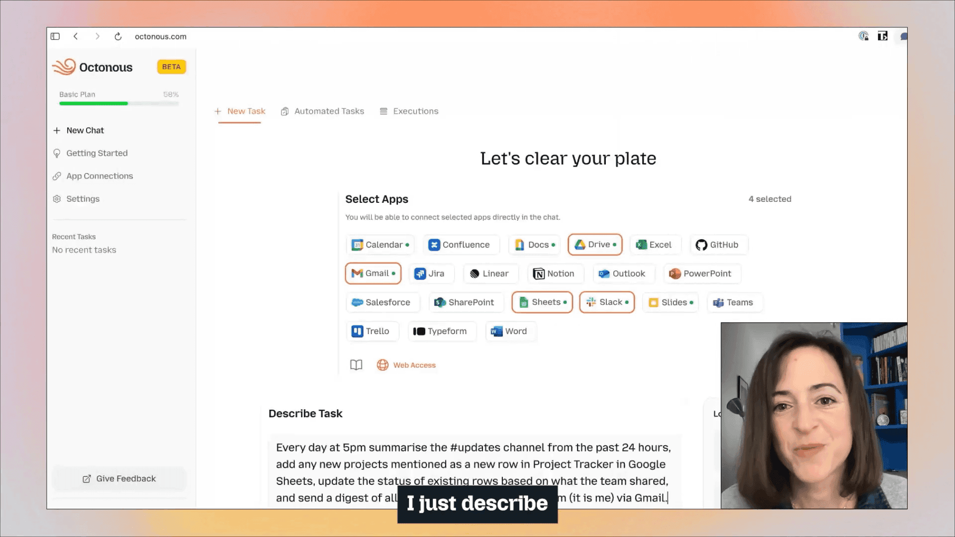 AIを用いてGmailやExcelなど複数サービスを自動連携できるツール「Octonous」のオープンベータ版が公開される、MozillaのAI部門であるMozilla.aiが開発 - GIGAZINE