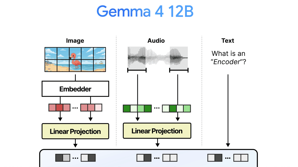 ノートPCで動くGoogle製「Gemma 4 12B」がエンコーダー不要で画像＆音声を処理する仕組みとは？ - GIGAZINE