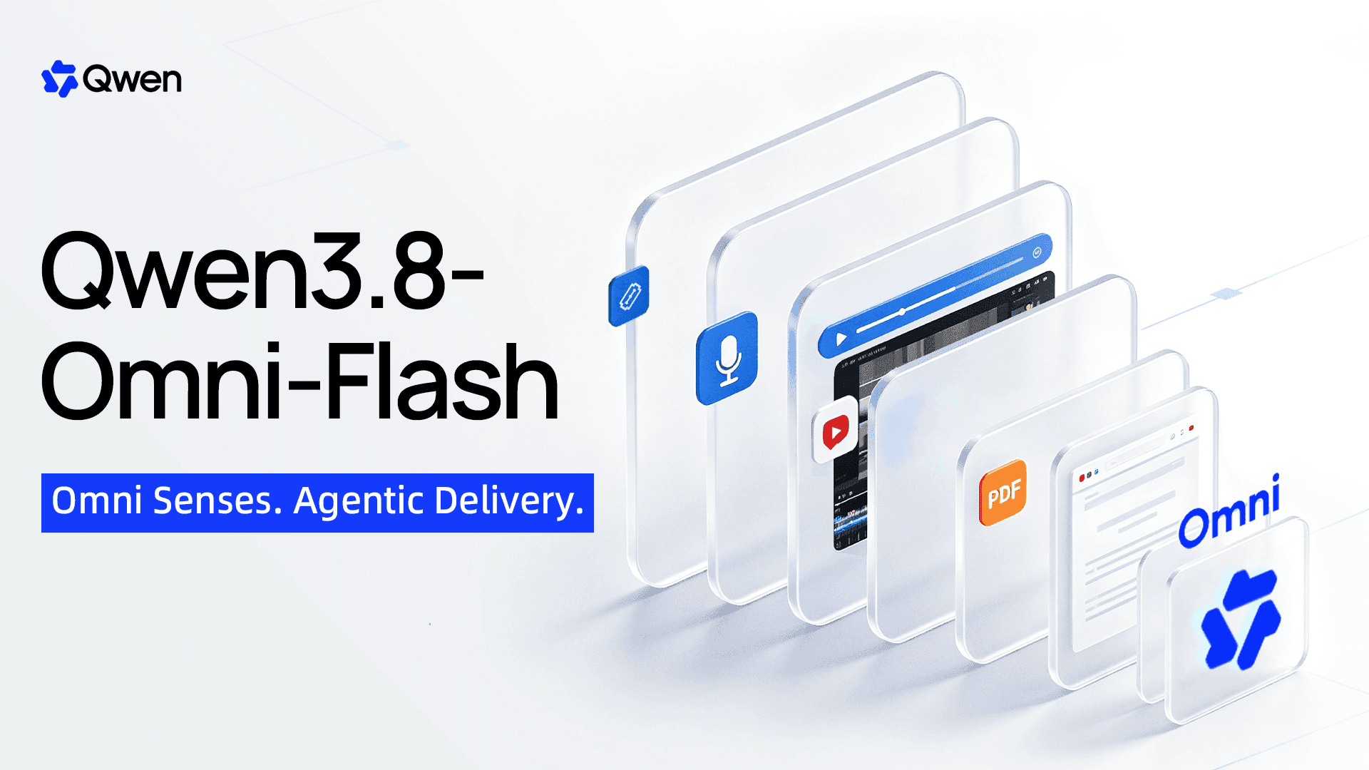 「Qwen3.8-Omni-Flash」リリース、Gemini 3.8 Flashに匹敵する音声・映像処理性能を達成