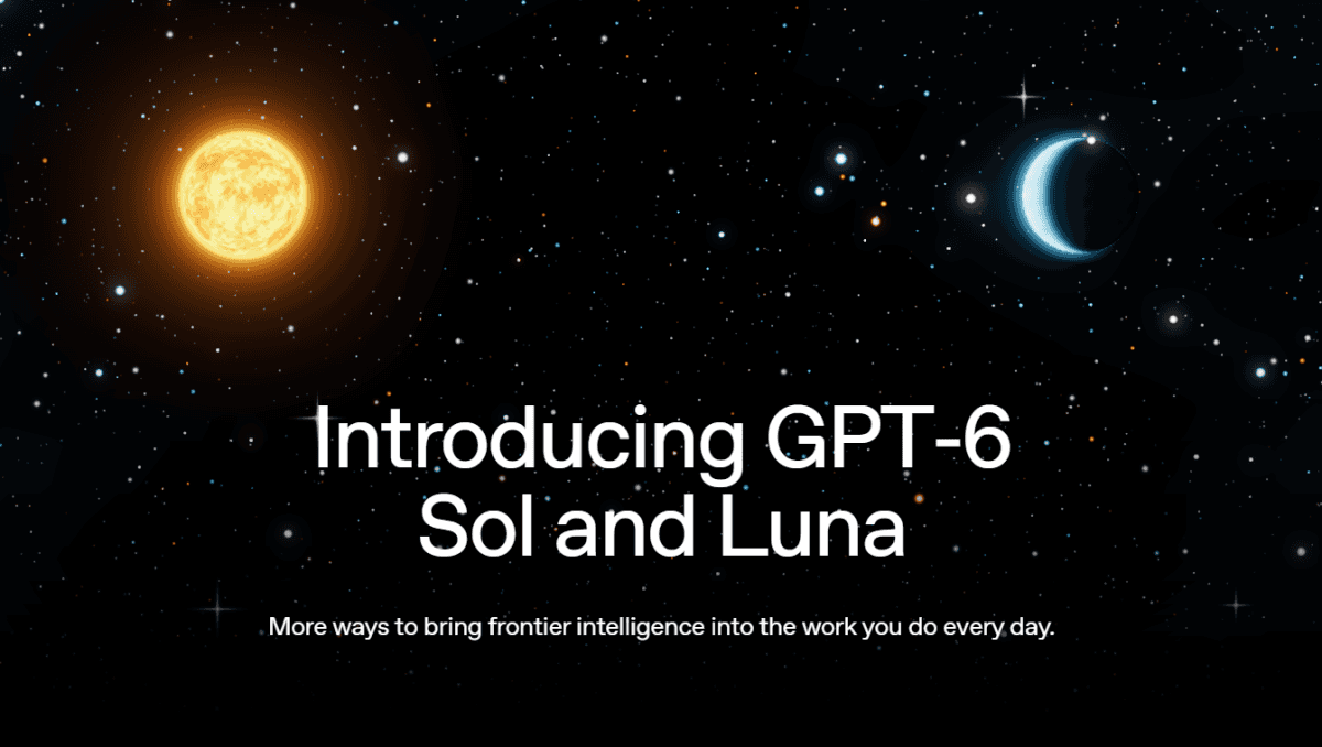 OpenAIが新モデルGPT-6 SolとLunaを発表、前モデルからAPI価格半減