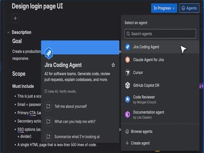 アトラシアン、プロジェクト管理「Jira」にAI駆動開発の新機能、タスクをAIエージェントにアサイン可能に