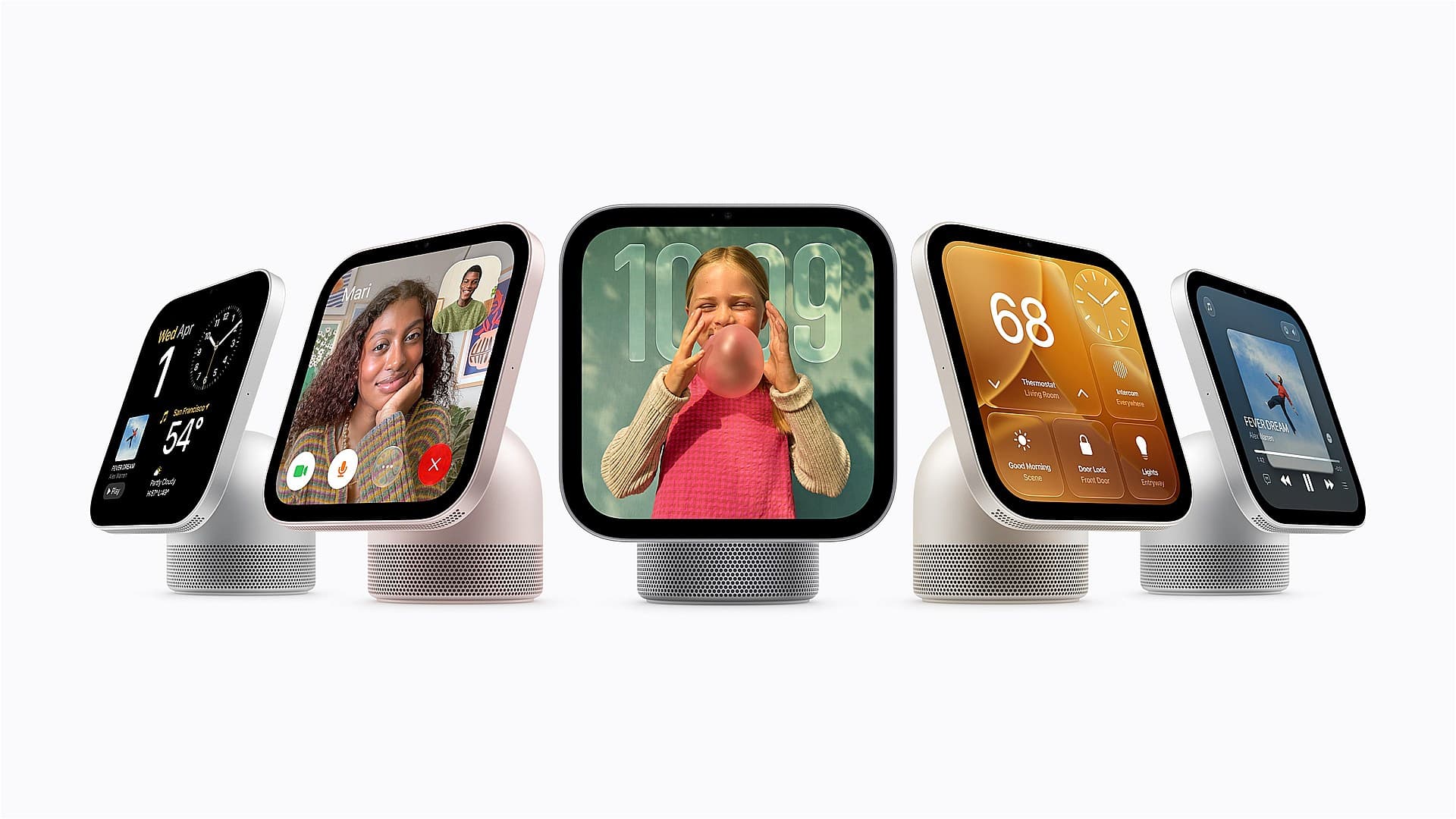 Apple、7型画面とSiri AI搭載のスマートディスプレイ「HomeView」発表