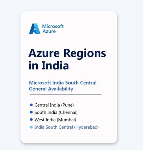 Microsoft’s newest India datacenter region goes live to power the country’s AI economy and enable Frontier Firms