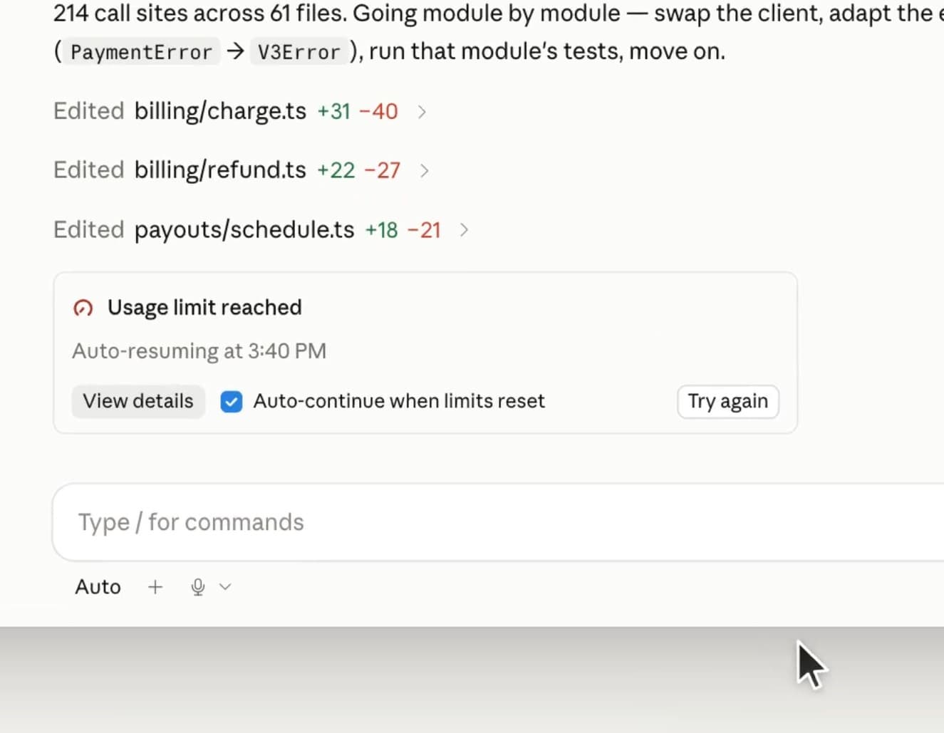「リセット待ち」不要に。自動再開可能になったClaude DesktopのCode機能