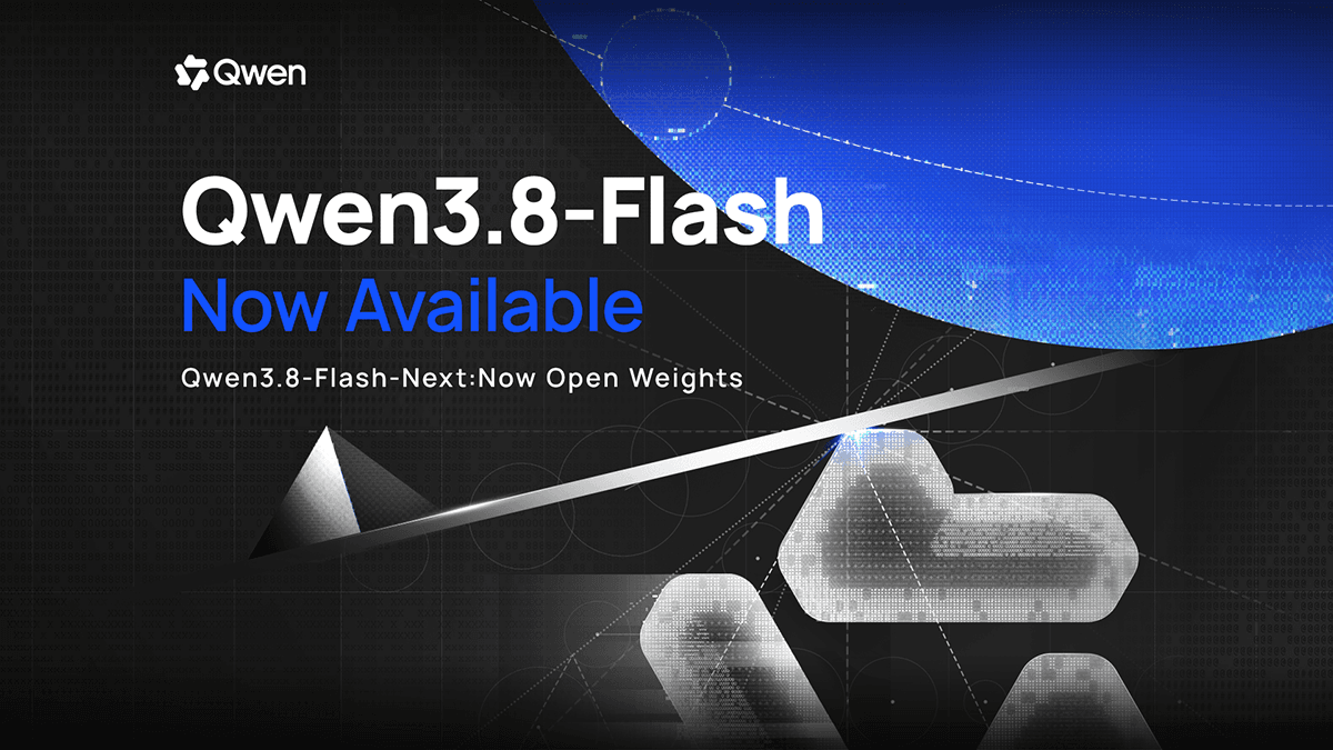 「Qwen3.8-Flash-Next」無償公開、Opus 4.6匹敵でQwen3.8-27B超え ～51B分はVRAMではなくRAMに置いて先読みする“Qwen4先取りの設計”