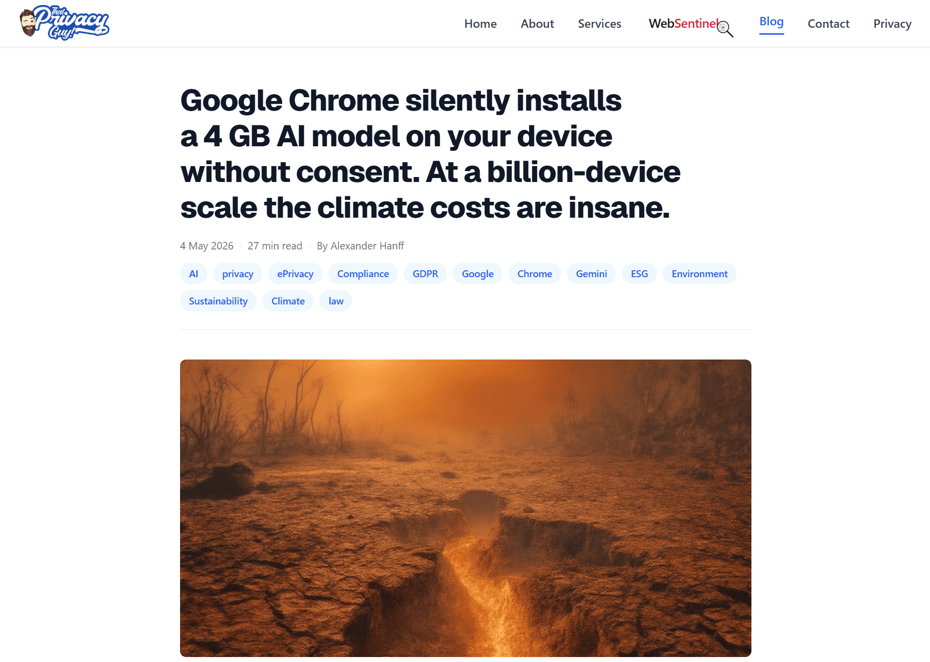 Chromeが勝手に4GBのAIモデルを無断保存していたことが判明 - すまほん!!