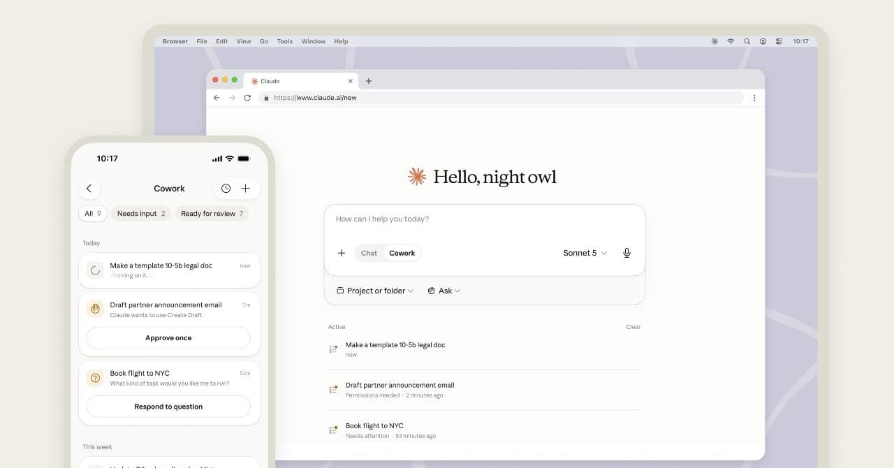 Anthropicの「Claude Cowork」がWebとモバイルでも利用可能に　まずはMaxプランから