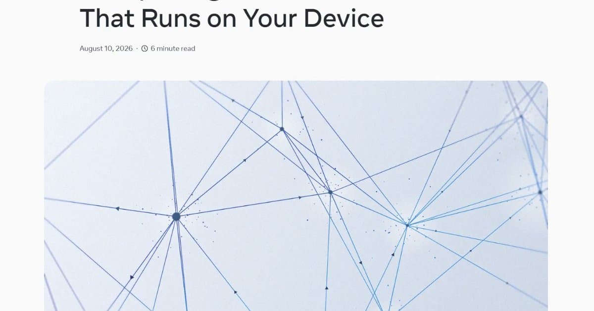 Meta、ローカル動作に特化したオープンモデル「Muse Glimmer」公開 Apache 2.0で提供