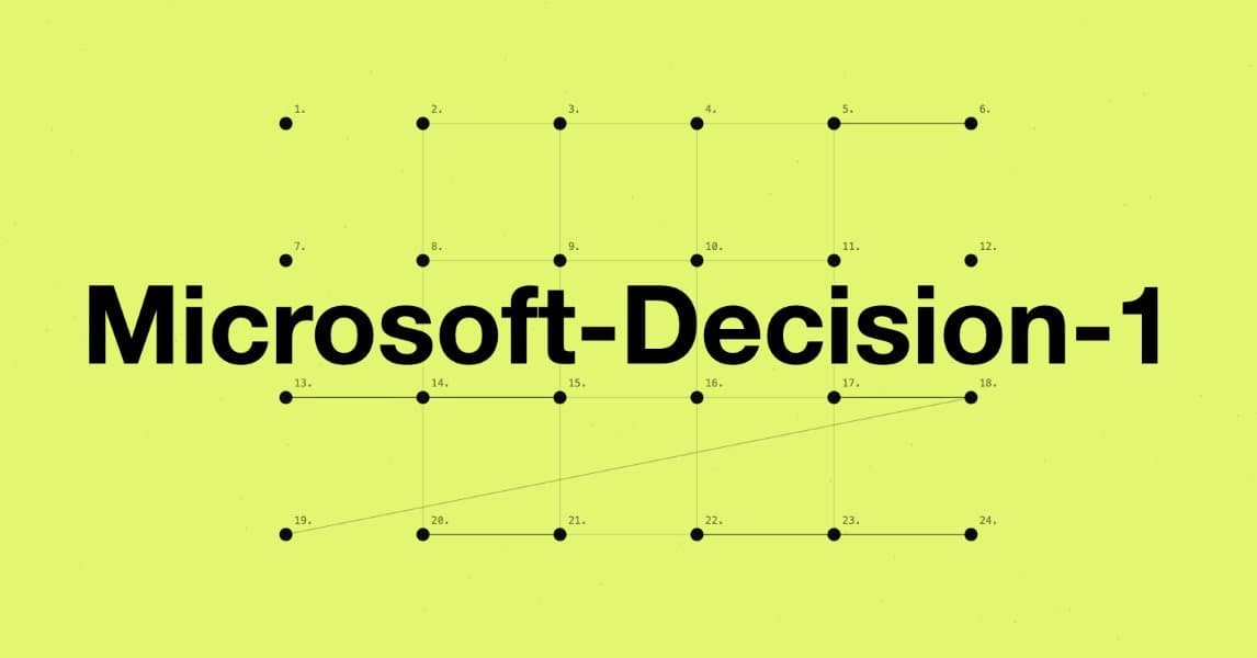 Microsoftも“判断特化”AIモデル「Microsoft-Decision-1」、Qwenベースで「Jev」と同価格