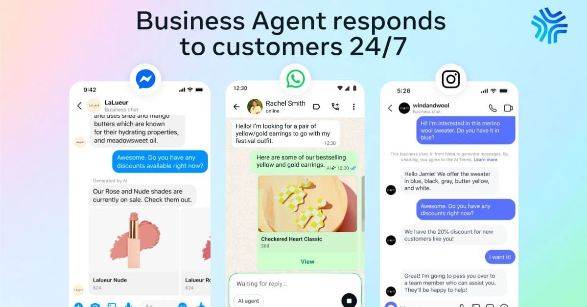 Meta、24時間顧客対応するAIエージェント「Meta Business Agent」をInstagramなどでグローバル展開 - ITmedia NEWS