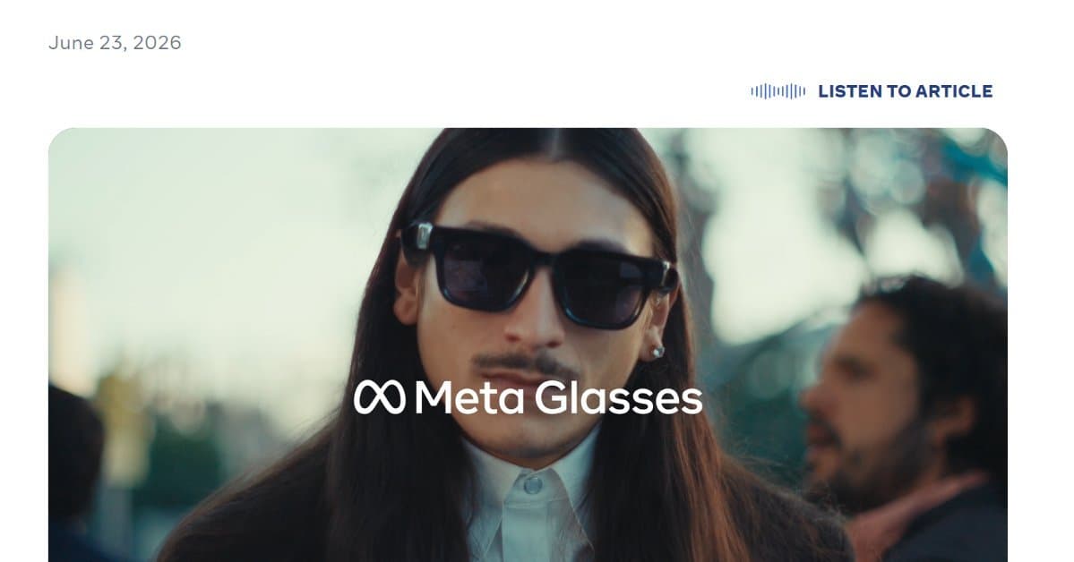 Meta、初の自社ブランドAIグラス「Meta Glasses」発売 - ITmedia NEWS