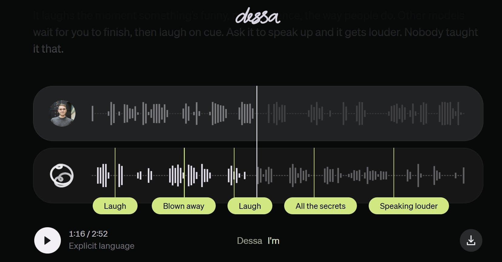 ジャック・ドーシー氏率いるBlock、音声だけで学習した全二重音声モデル「Dessa」発表 「人と話しているよう」