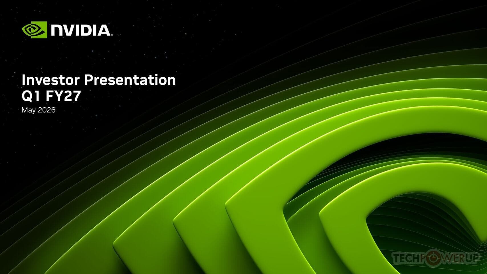 NVIDIA Announces Financial Results for First Quarter Fiscal 2027 - TechPowerUp
