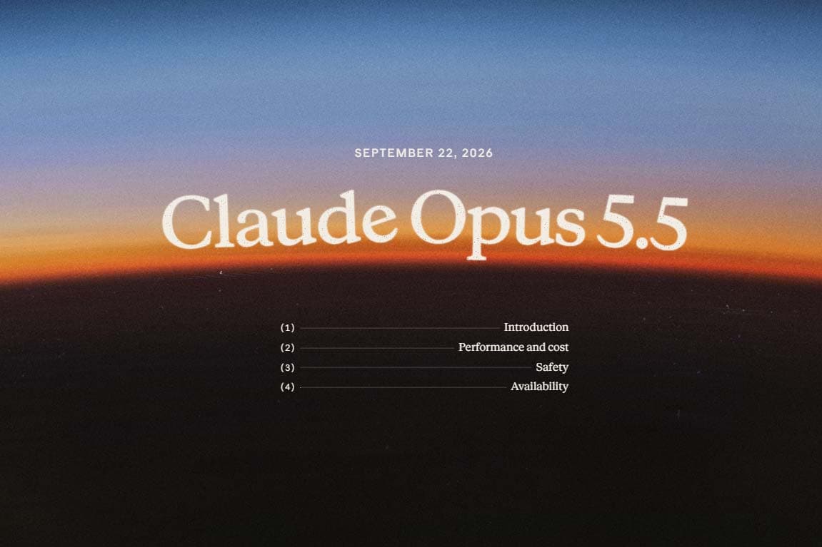Claude Opus 5.5登場 Fable 5.1並みの性能をOpus 5より40%安価に