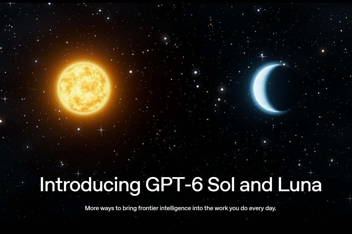 OpenAI、フロンティアモデル「GPT-6 Sol」「GPT-6 Luna」発表