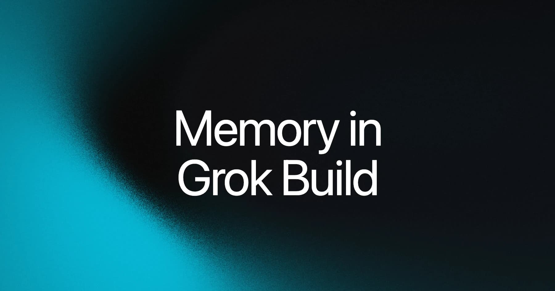Memory in Grok Build