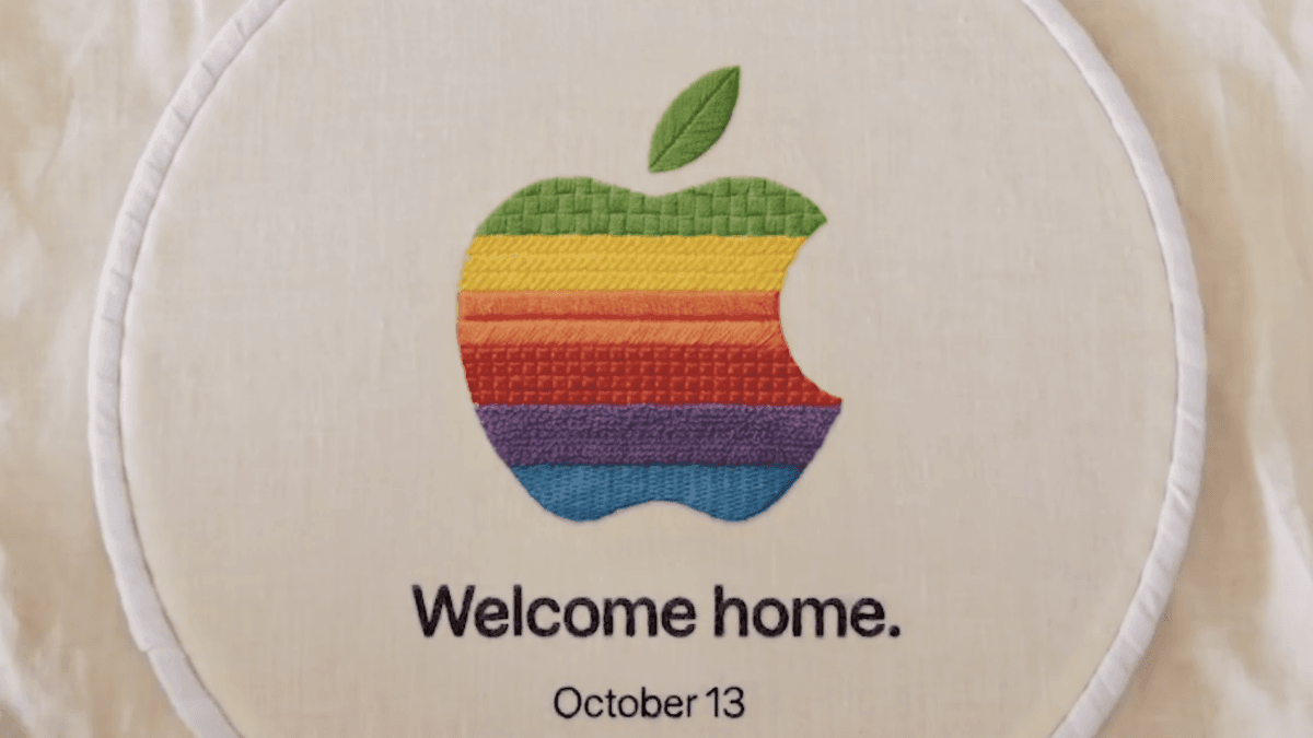 Apple unveils special October event, retro logo