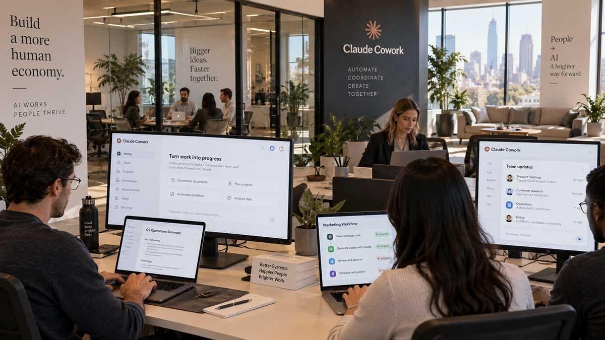 米AnthropicがClaudeのチャットとCoworkを統合、スライドを生成できる機能も