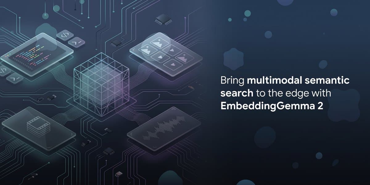Bring multimodal semantic search to the edge with EmbeddingGemma 2- Google Developers Blog
