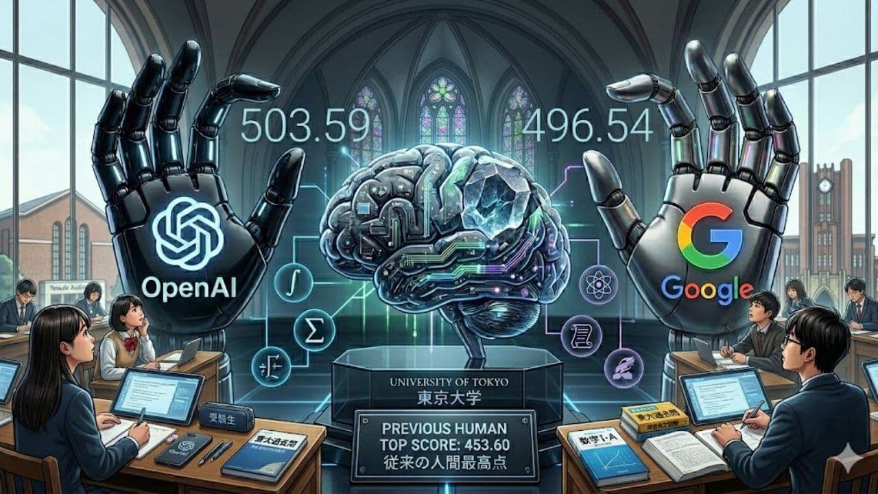 【速報】東大・京大入試をAIが解いた結果が衝撃的! OpenAI・GoogleのAIモデルがトップスコア