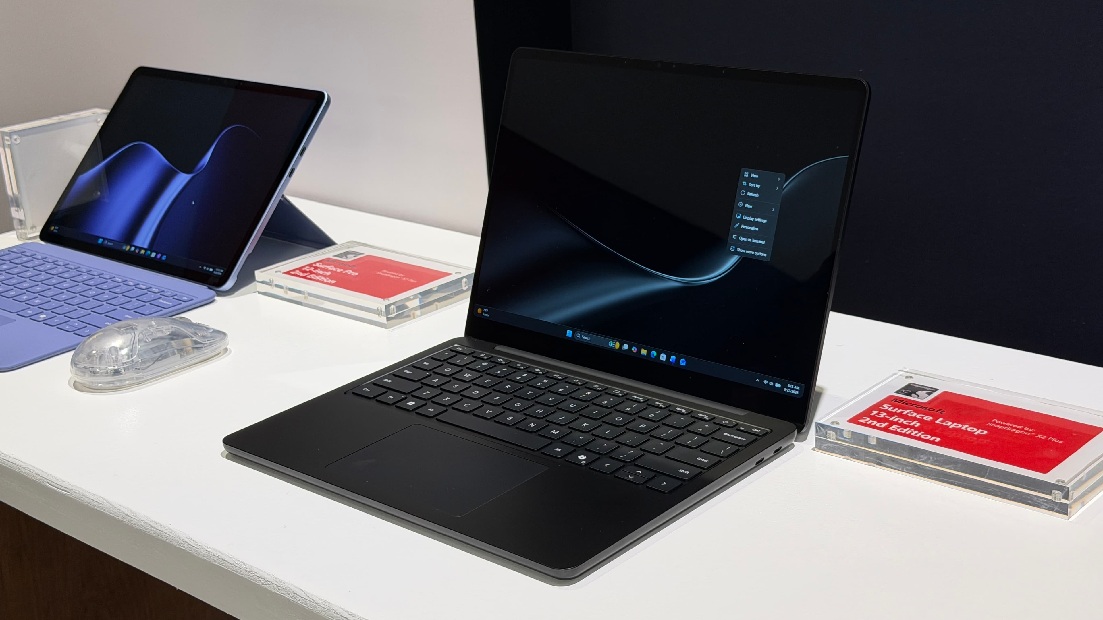 Surface Pro, Laptop Snapdragon X2 Plus Hands-on